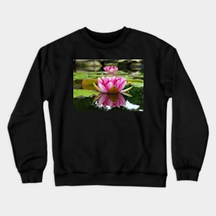 Water Lilies And A Time To Reflect Crewneck Sweatshirt